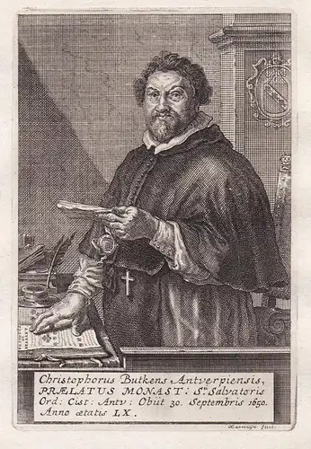 Christophorus Butkens Antverpiensis... - Christophe Butkens (1590-1650) Antwerpen Cistercian genealogist Anver