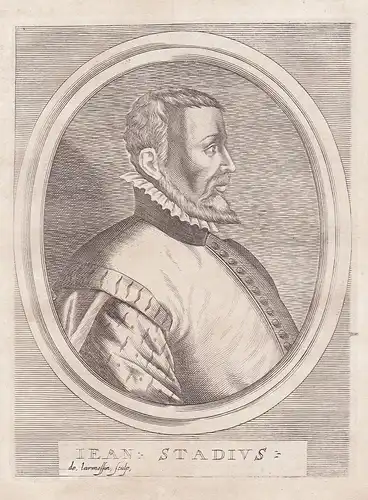 Jean Stadius. - Johannes Stadius (1527-1579) astronomer astrologer mathematician Astronom Astrologe Portrait