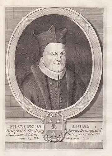 Franciscus Lucas - Franciscus Lucas Brugensis (1548-1619) Brugge Leuven Portrait