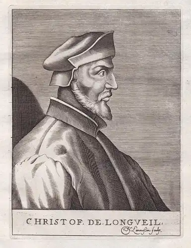 Christof de Longueil - Christophe de Longueil (1490 - 1522) humanist Mechelen Valence Paris Padova Portrait