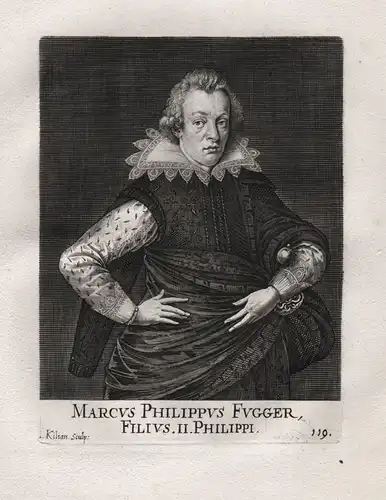 Marcus Philippus Fugger - Marx Markus Philipp Fugger (1598 - 1620) Kirchheim Schmiechen