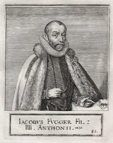 Iacobus Fugger - Jakob III Fugger (1542-1598) Babenhausen Kaufmann