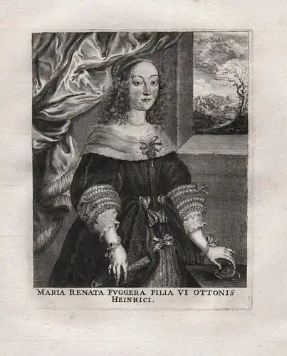 Maria Renata Fuggeria Filia VI Ottonis Heinrich - Maria Renata Fugger (1630-1669) Schwendi Kirchberg Weißenhor
