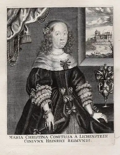 Maria Christina Comitissa Ab Lichtenstein - Maria Christine Gräfin von Lichtenstein (?-1668) Fugger
