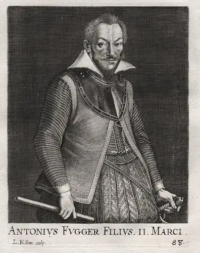 Antonius Fugger Filius II. Marci - Anton Fugger von Nordendorf (1563-1616) Portrait