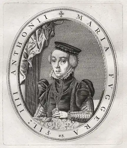 Maria Fuggera - Maria Fugger (1543 - 1583) Nordendorf Welden Portrait