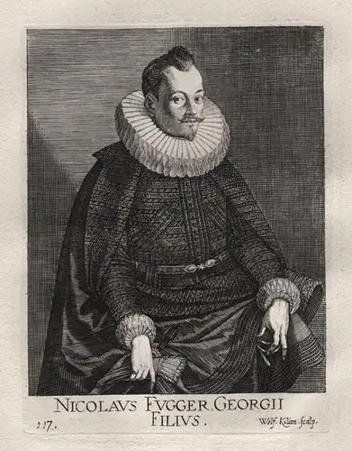 Nicolaus Fugger - Nikolaus Graf Fugger zu Nordendorf (1596-1676) Kammerherr Wörth Biberbach Oberndorf Duttenst