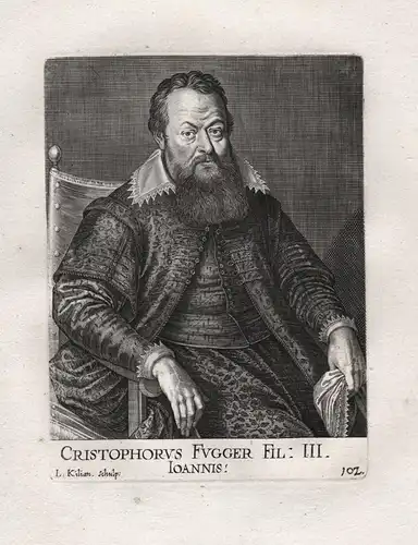 Christophorus Fugger - Christoph Fugger (1566 - 1615) Glött Mickhausen Stettenfels Portrait