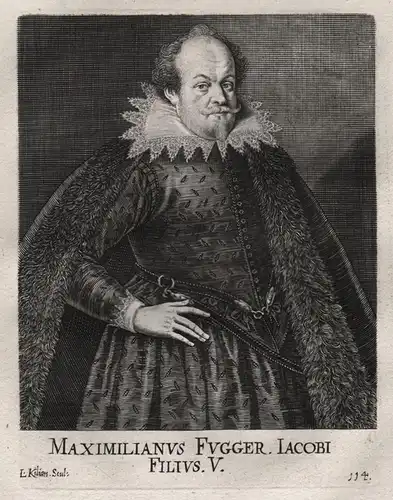 Maximilianus Fugger - Maximilian Graf Fugger zu Boos (1587-1629) von der Lilie Portrait