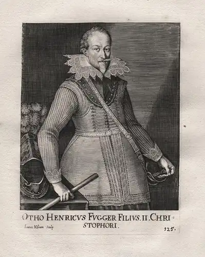 Otho Henricus Fugger - Otto Heinrich Fugger (1592-1644) Kirchberg Weißenhorn Heerführer Portrait