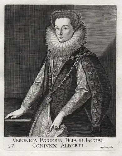 Veronica Fuggerin - Veronika Fugger (1578 - 1645) Nordendorf Portrait