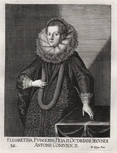 Elisabetha Fuggerin, Filia II. Octaviani Secundi - Elisabetha Gräfin Fugger (1584-1636) Kirchheim Nordendorf P