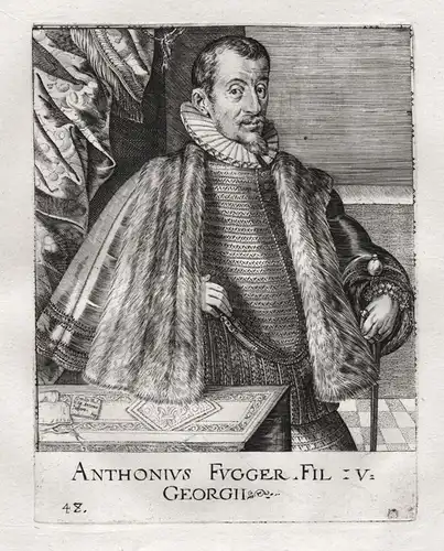 Anthonius Fugger - Anton Freiherr Fugger (1552-1616) Kirchheim Weissenhorn Lilie Schwabisch-Gmünd Portrait