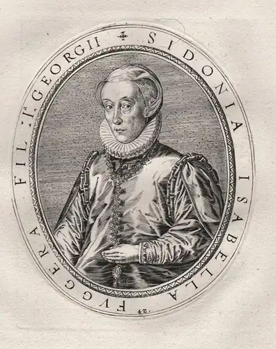 Sidonia Isabella Fuggera - Sidonia Isabella Fugger (1543 - 1601) Kirchberg Weißenhorn  Villinger Schönenberg P