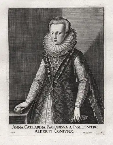 Anna Catharina, Baronissa a Gumppenberg. - Anna Katharina von Gumppenberg (1581-1661) Fugger Portrait