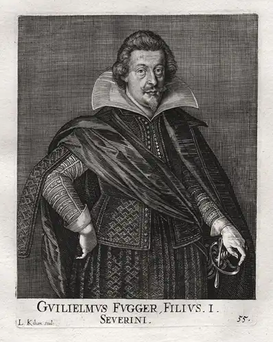 Guilielmus Fugger - Wilhelm Freiherr von Fugger (1585 - 1659) Kirchheim Weissenhorn Schwabmünchen Portrait