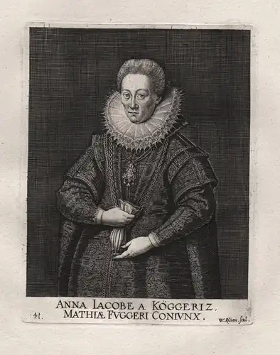 Anna Iacobe a Köggeriz - Anna Jakobäa von Köckritz (?-1600) Fugger Portrait