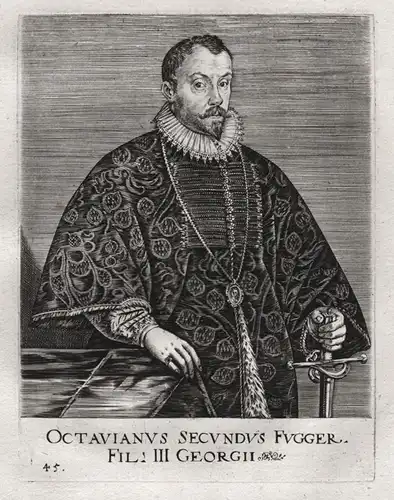 Octavianus Secundus Fugger - Octavian Secundus Fugger (1549 - 1600) Kirchberg Kirchheim Glött Stettenfels Schm
