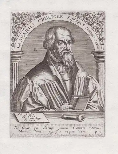 Casparus Cruciger - Caspar Cruciger der Ältere (1504-1548) Reformator Wittenberg Reformation reformer Portrait