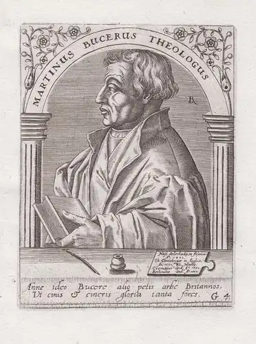 Martinus Bucerus Theologus - Martin Bucer (1491-1551) Reformator Reformation Strassburg Strasbourg Alsace Elsa