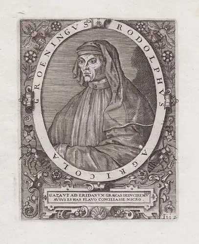 Rodolphus Agricola Groeningus - Rodolphus Agricola (c.1443-1485) Dutch Renaissance humanist poet educator Rudo