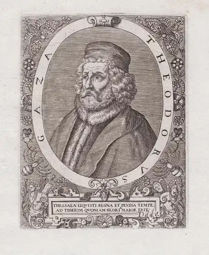 Theodorus Gaza. - Theodorus Gaza (c.1398-c.1475) Greek Humanist translator of Aristotle Renaissance Aristotele