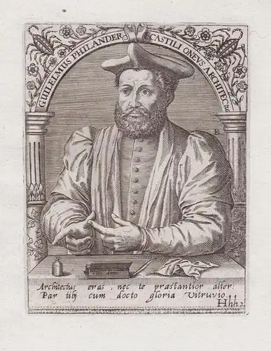 Guilielmus Philander Castili Oneus Architectus - Guillaume Philandrier (1505-1563) French humanist architect s