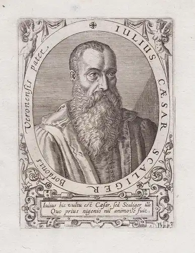 Iulius Caesar Scaliger. - Julius Caesar Scaliger (1484-1558) Italian humanist poet physician scholar Renaissan