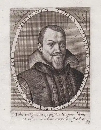 Ioannes Meursius I. C. et Historiae Graecae Professor - Johannes Meursius (1579-1639) Dutch classical scholar