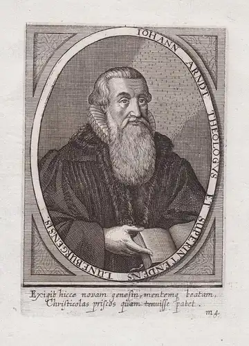 Iohann Arndt Theologus Et Superintendens Luneburgensis - Johann Arndt (1555-1621) Pfarrer Theologe theologian