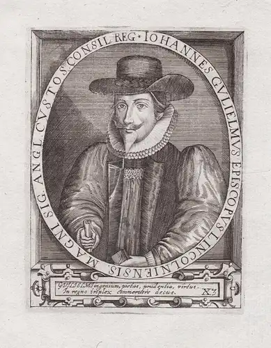 Iohannes Gulielmus Episcopus Lincolniensis - John Williams (1582-1650) Conway bishop Bischof York English theo