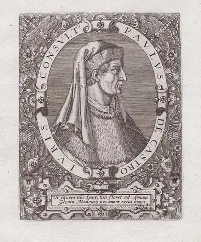 Paulus de Castro Iuris Consult - Paolo di Castro (c.1360-1441) Italian jurist Siena Avignon Padova Firenze Bol