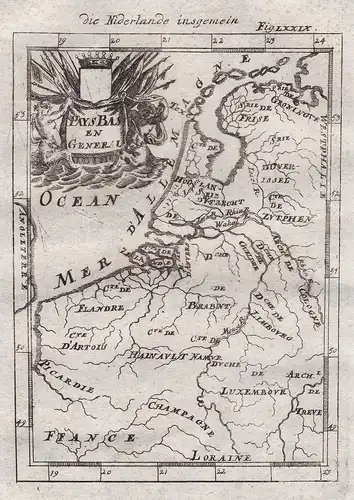 Pays Bas en General - Holland Nederland Netherlands Niederlande map Karte carte