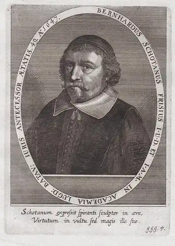 Bernhardus Schotanus Frisius I. U. D. et I. A. M. ... - Bernardus Schotanus (1598-1652) Schoot Dutch jurist ma