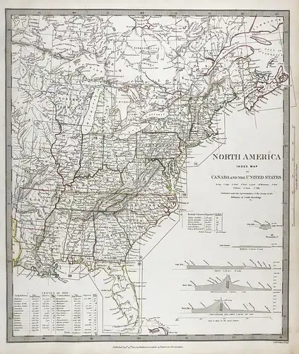 North America Index Map - North America Florida United States Louisiana Georgia Virginia Pennsylvania Carolina