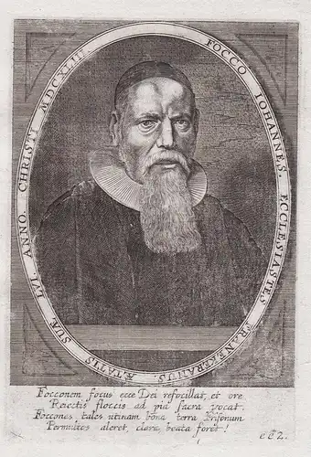 Focco Iohannes, Eclessiastes Franekeranus... - Johannes Focco (1587-1650) protestant theologian priest Friesla