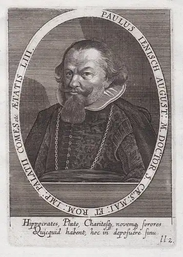 Paulus Ienisch August: M. Doctor S. Caes. Mai: et Rom:... - Paul Jenisch (1551-1612) Lutherischer Theologe Ann