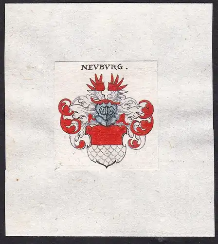 Neuburg - Neuburg Wappen Adel coat of arms heraldry Heraldik