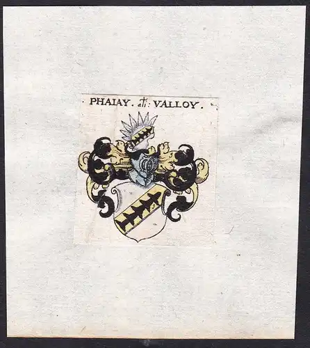 Phalay :Valloy - Phalay :Valloy Wappen Adel coat of arms heraldry Heraldik