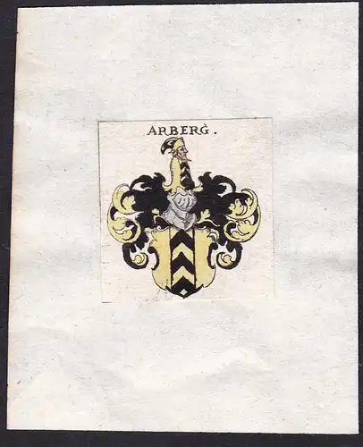 Arberg - Arberg Wappen Adel coat of arms heraldry Heraldik