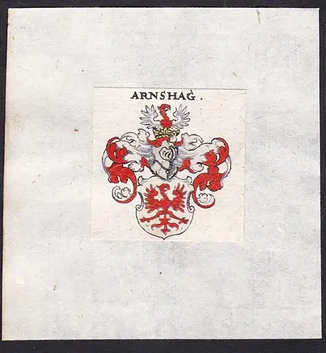 Arnshag - Arnshag Wappen Adel coat of arms heraldry Heraldik
