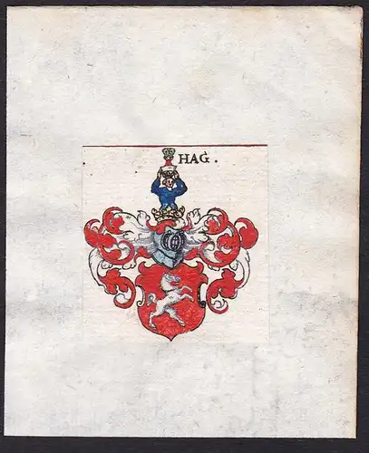 Hag - Hag Wappen Adel coat of arms heraldr Heraldik