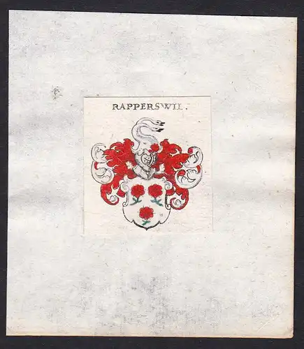 Raperswil - Raperswil Rapperswil Wappen Adel coat of arms heraldry Heraldik