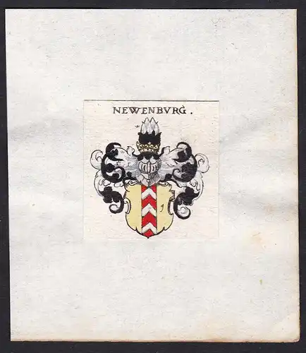 Newenburg - Newenburg Neuenburg Neuchatel Wappen Adel coat of arms heraldry Heraldik