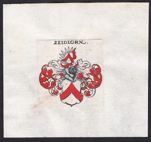 Zeidlorn - Zeidlorn Zeilarn Wappen Adel coat of arms heraldry Heraldik