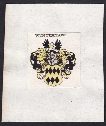 Wintertaw - Wintertaw Wintertau Wappen Adel coat of arms heraldry Heraldik