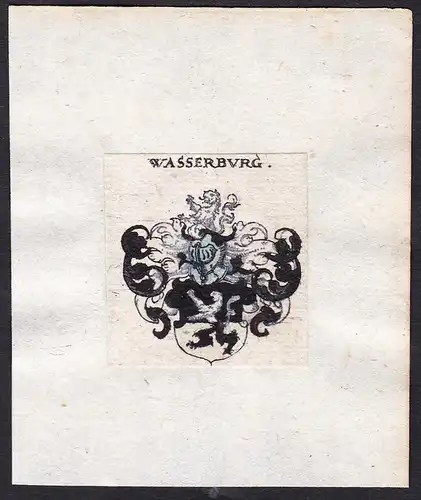 Wasserburg - Wasserburg Wappen Adel coat of arms heraldry Heraldik