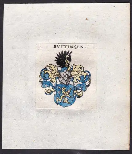 Buttingen - Buttingen Wappen Adel coat of arms heraldry Heraldik