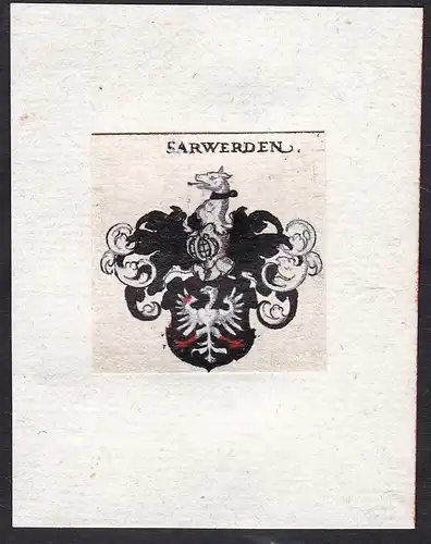 Sarwerden - Saarwerden Grafschaft Wappen Adel coat of arms heraldry Heraldik