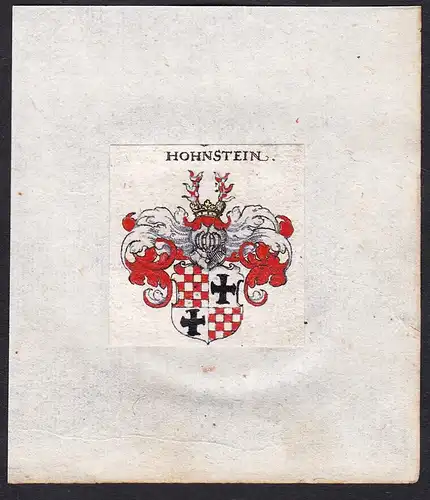 Hohnstein - Hohnstein Wappen Adel coat of arms heraldry Heraldik